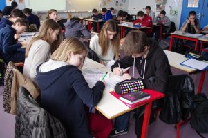 Une salle de langues ...